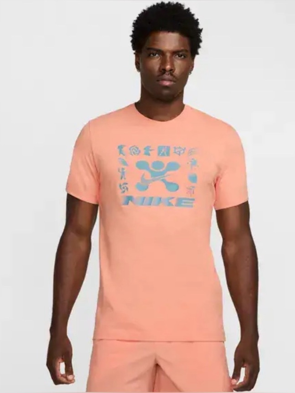 Nike Men’s Short-Sleeve Tee with Logo Size M